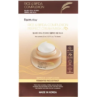 Farmstay Reis & Bifida Teint Creme Maske Milch ...