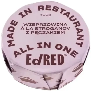 Ed Red Konserwa Porc ala Stroganov avec faisceau de porc, 400 g