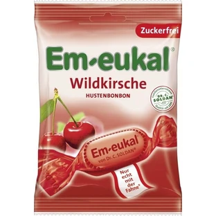 Em-Eukal Suikervrij kersensnoepje 75 g