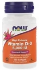 Now Foods Vitamin D-3 5000IU 120kaps.