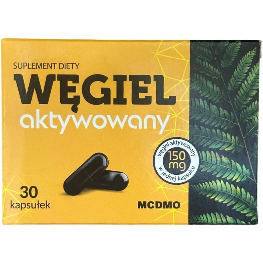 Aktivkohle 150 mg 30 Kapseln