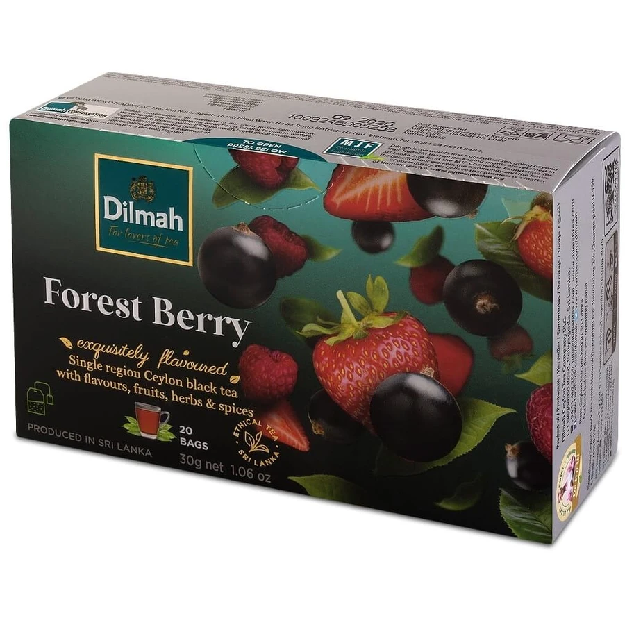 Dilmah Ceylon Schwarztee mit Waldfruchtgeschmack und ...
