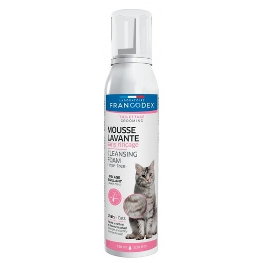 FRANCODEX Washing foam without rinsing for cats 150 ml