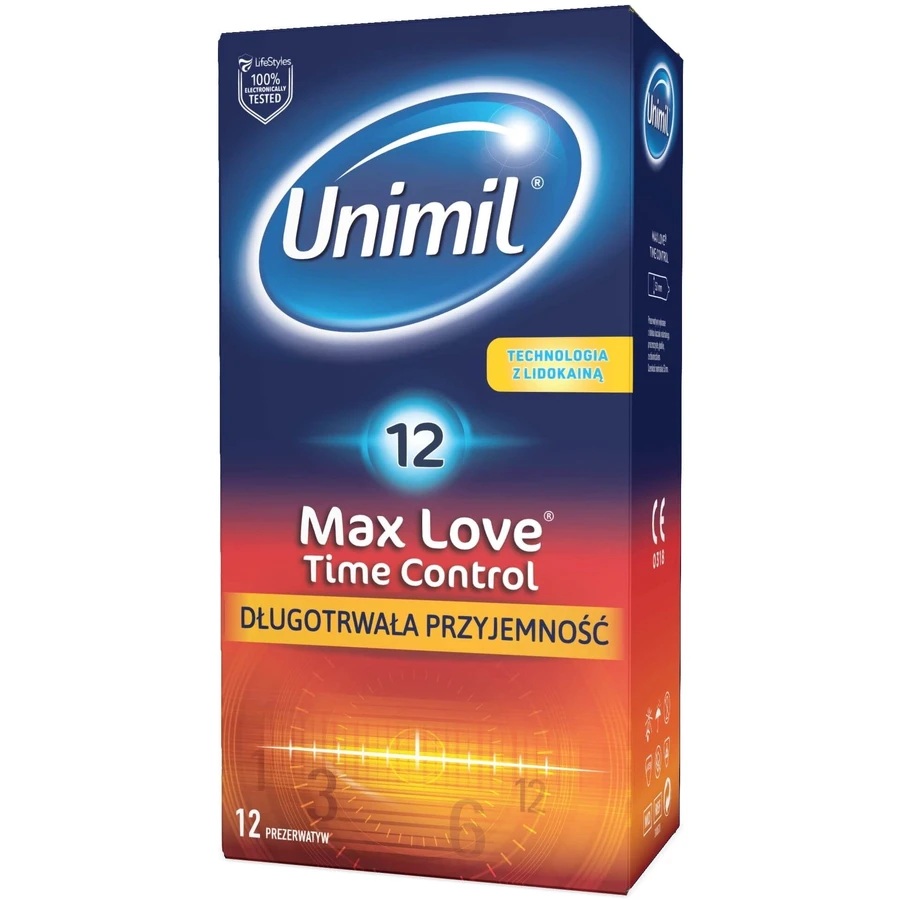 Préservatifs de contrôle du temps UNIMIL Max love 12 pièces