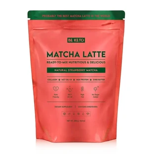 BeKeto Matcha Latte (MCT C8 Oil & Collagen & Ghee) ...