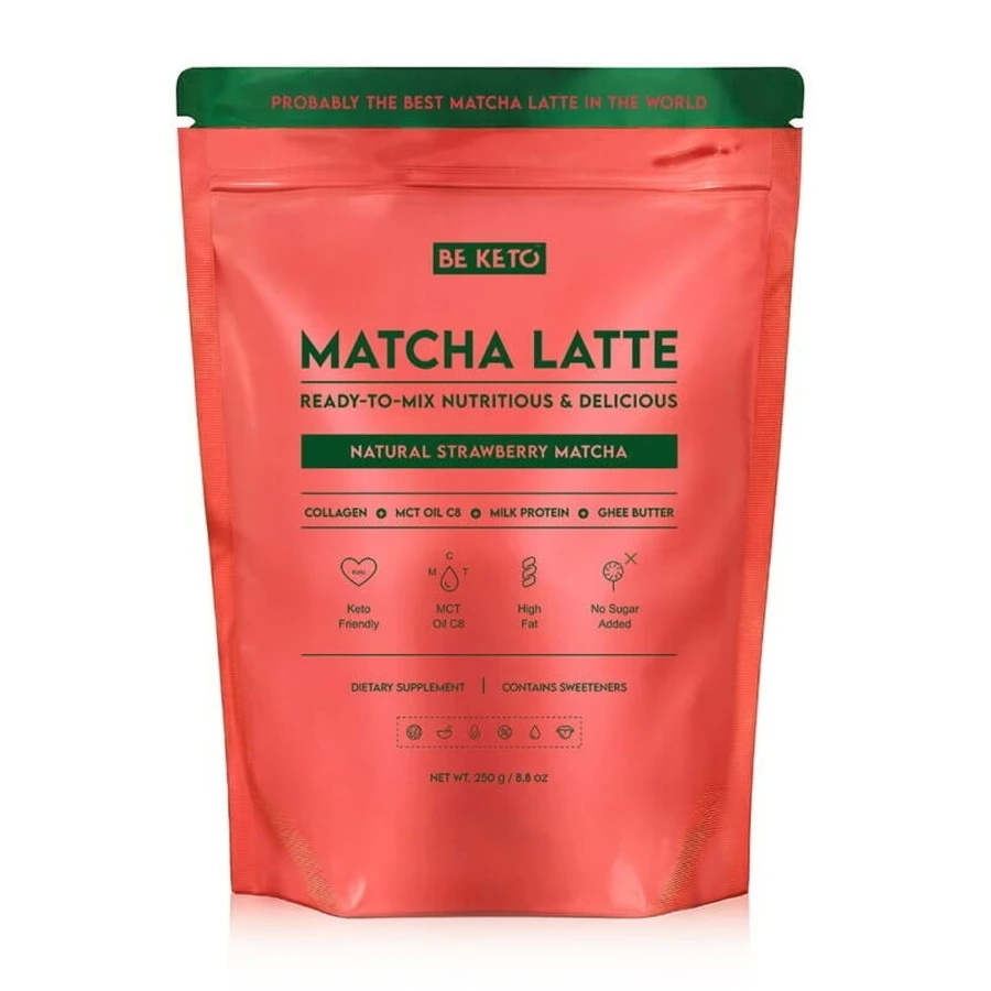 BeKeto Matcha Latte (MCT C8 Oil & Collagen & Ghee) ...