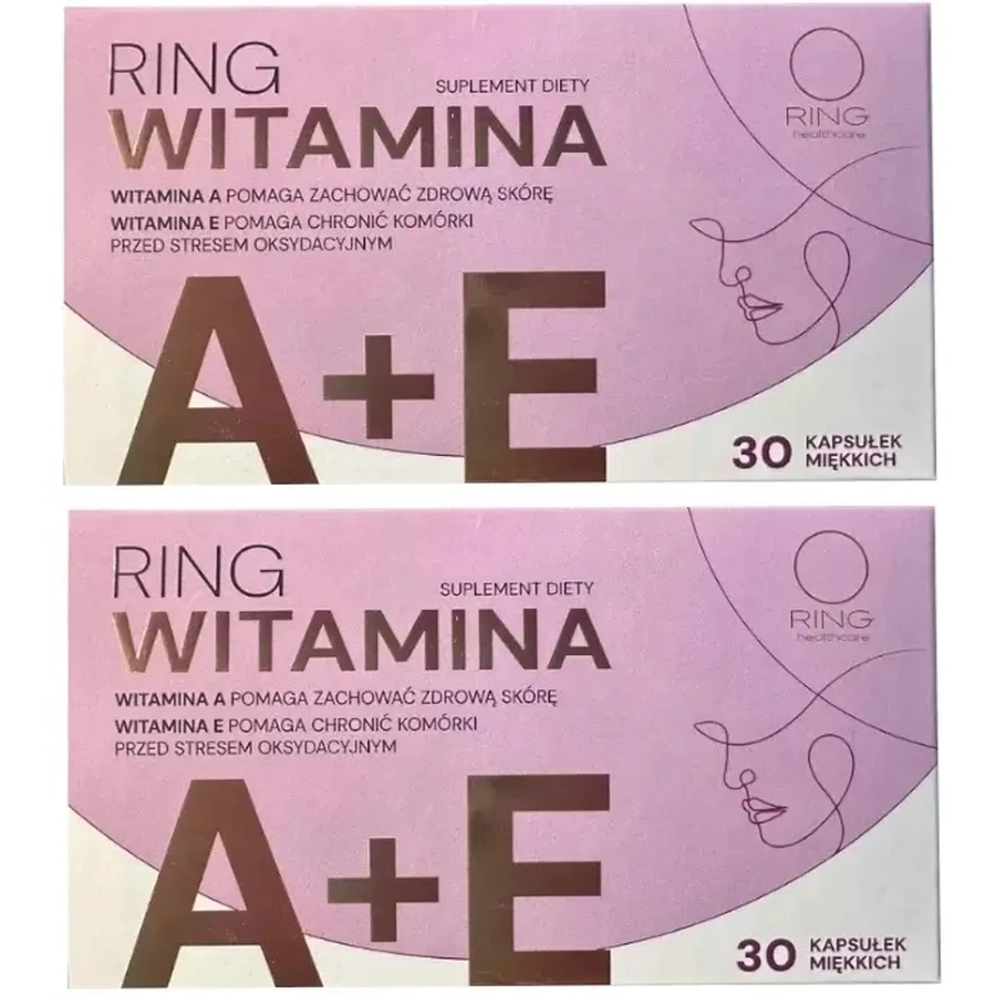 Ring Vitamin A + E 30 capsules Multipack x 2