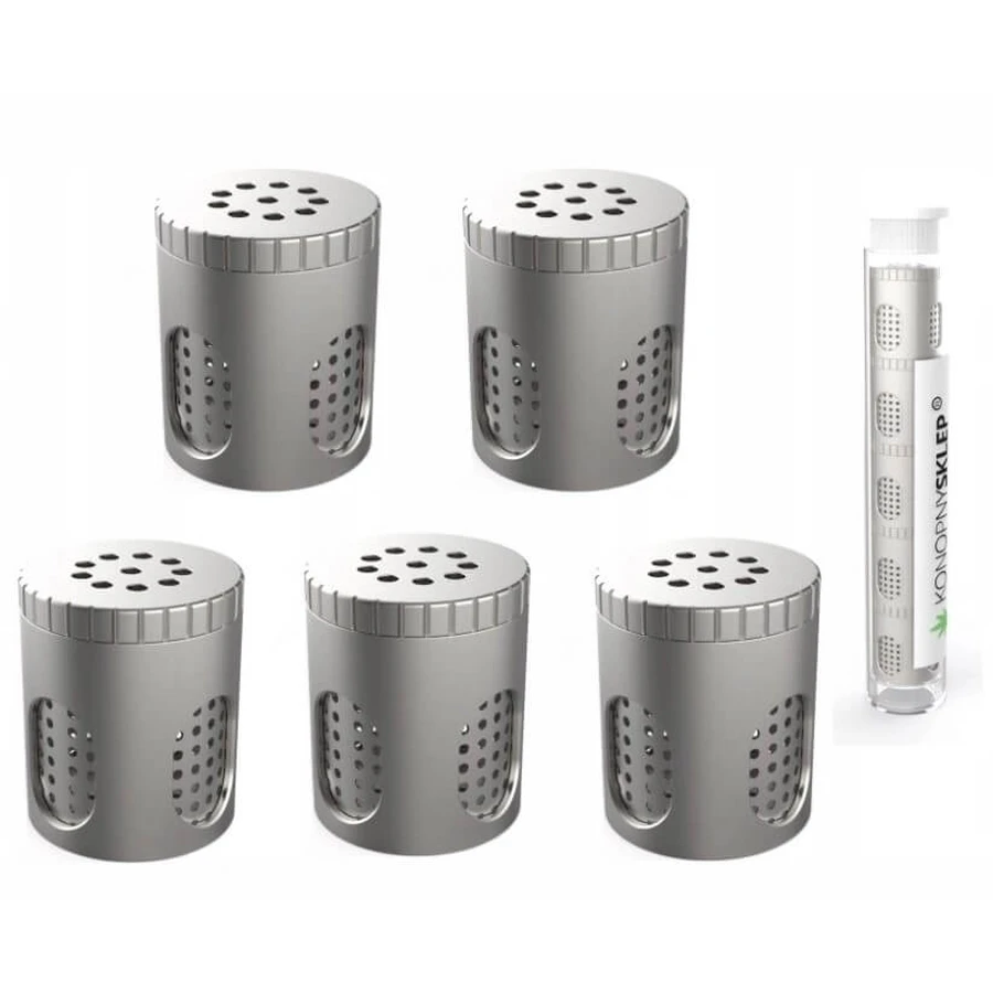 HERO Fenix MINI+ X stalen doseercapsules 5 stuks.