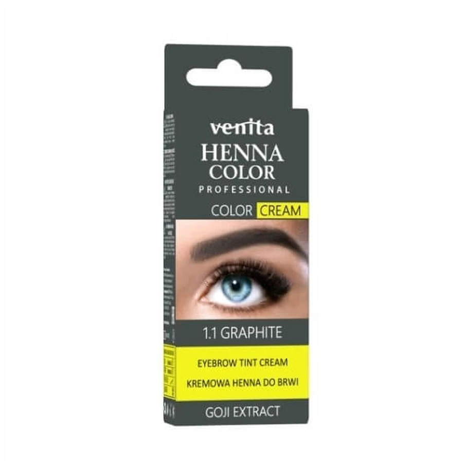 VENITA Creamy Henna for eyebrows 1.1 Graphite Lifting 15 g
