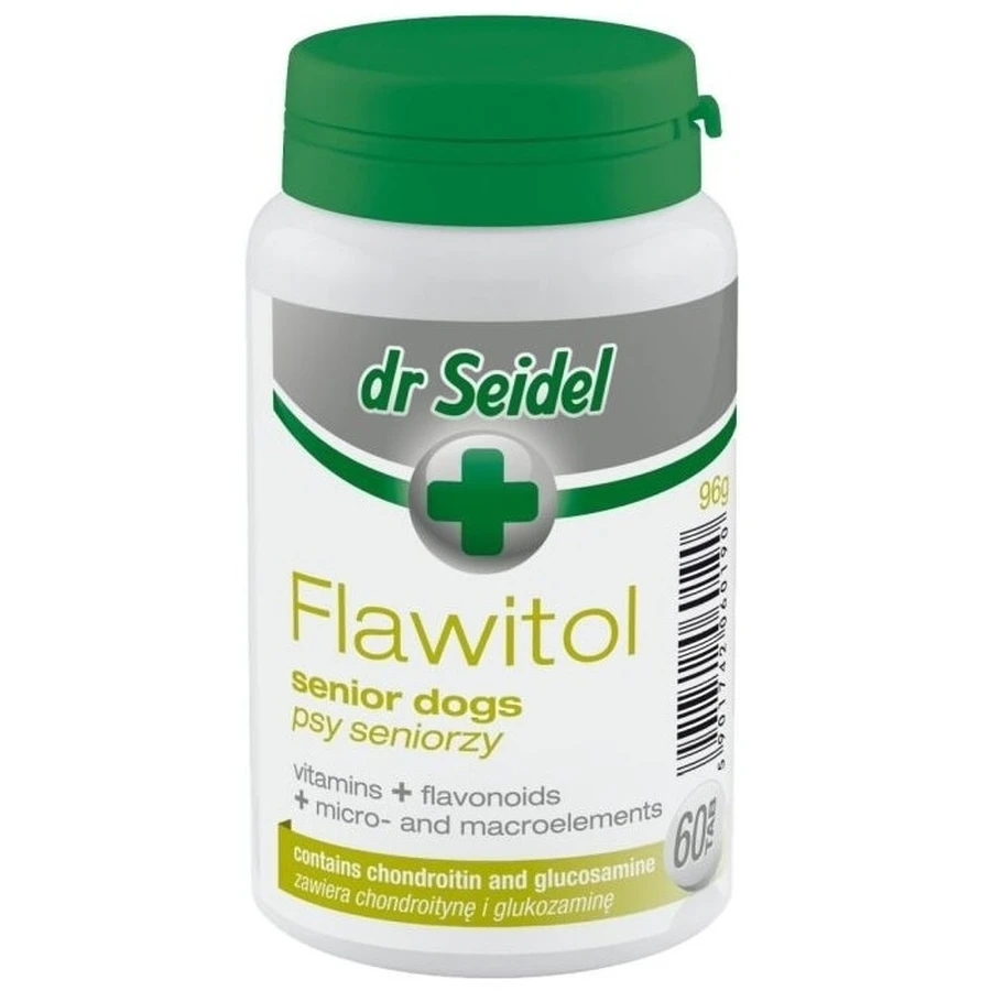 Flavitol für ältere Hunde 60 Tabletten.