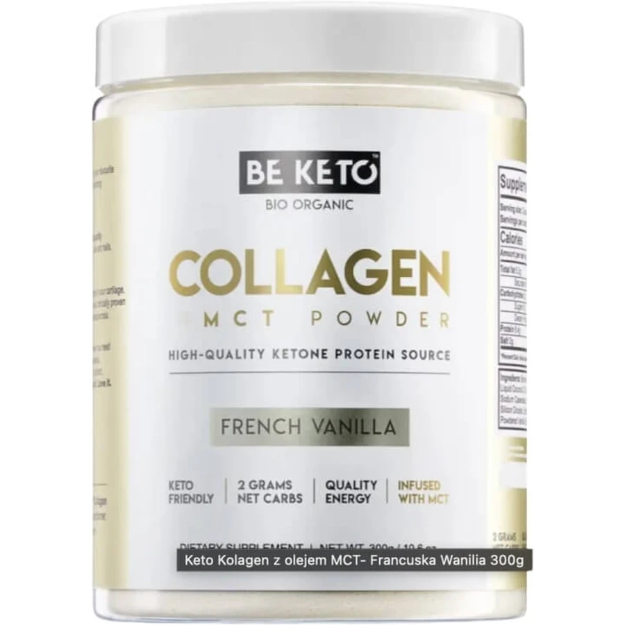 Beketo Keto Collagen avec MCT Oil French Vanilla 300 g