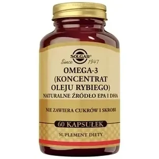 SOLGAR Omega 3 natuurlijke bron van EPA en DHA 60 capsules