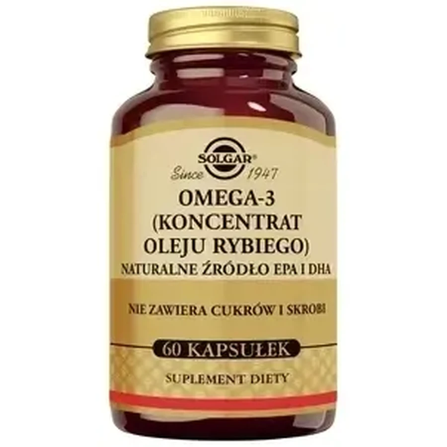 SOLGAR Omega 3 natuurlijke bron van EPA en DHA 60 capsules
