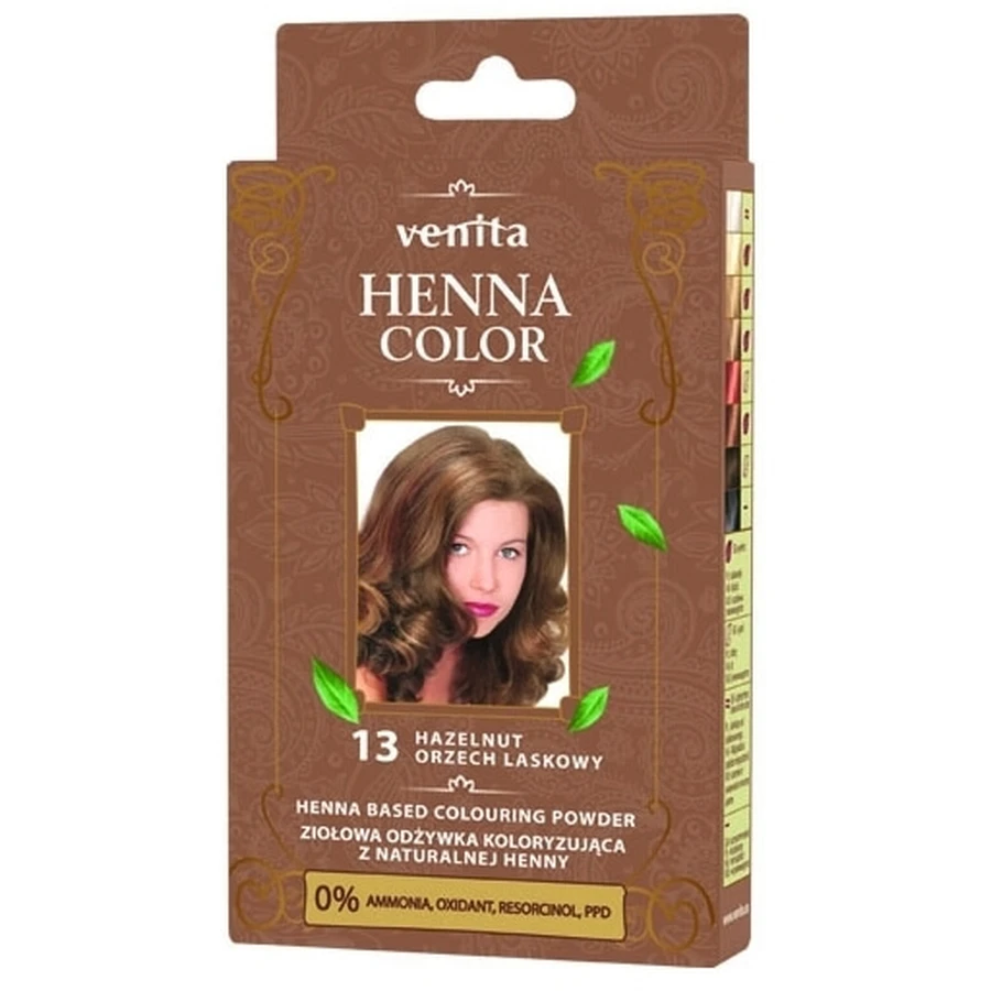 VENITA HENNA COLOR Conditionneur de couleur à base de plantes 13 Walnut ...