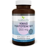 Medverita Ácido pantoténico 200 mg 180 cápsulas