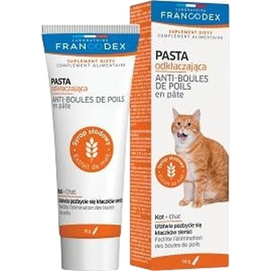 FRANCODEX Abschwellende Paste für Katzen unterstützt die Darmtätigkeit ...