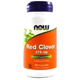 NOW FOODS Rode Klaver 375 mg 100 capsules.