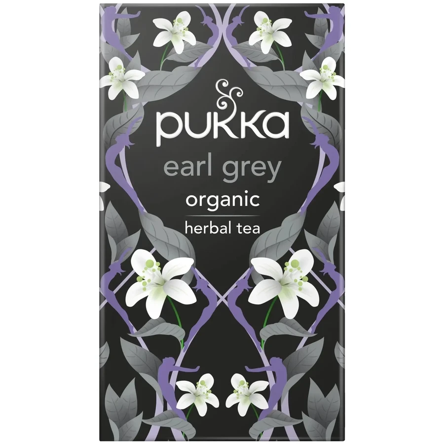 PUUKA Organic Gorgeous Earl Grey Black Tea 20 sachets.
