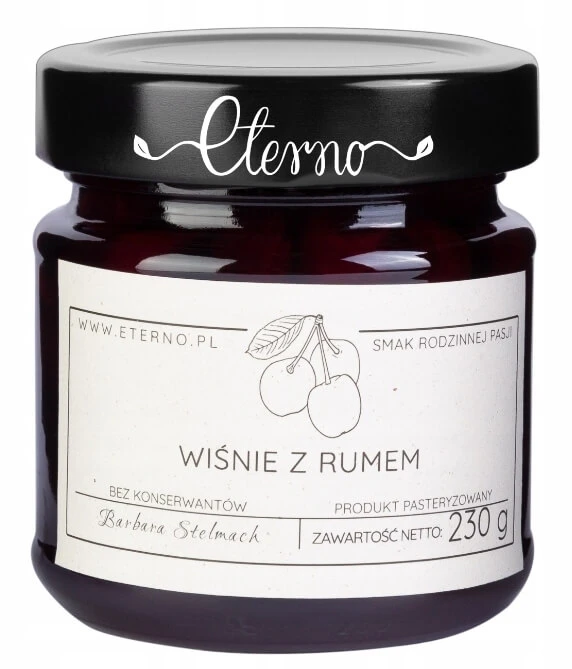 Eterno Cherries with rum 230 g