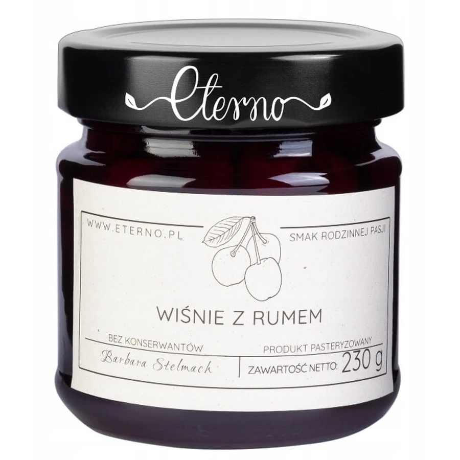 Eterno Cherries with rum 230 g