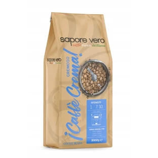 Sapore Vero Cremoso Caffe Crema Kaffeebohne 1 kg.
