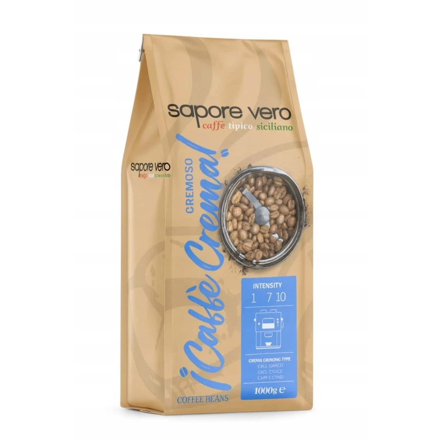 Sapore Vero Cremoso Caffe Crema Kaffeebohne 1 kg.