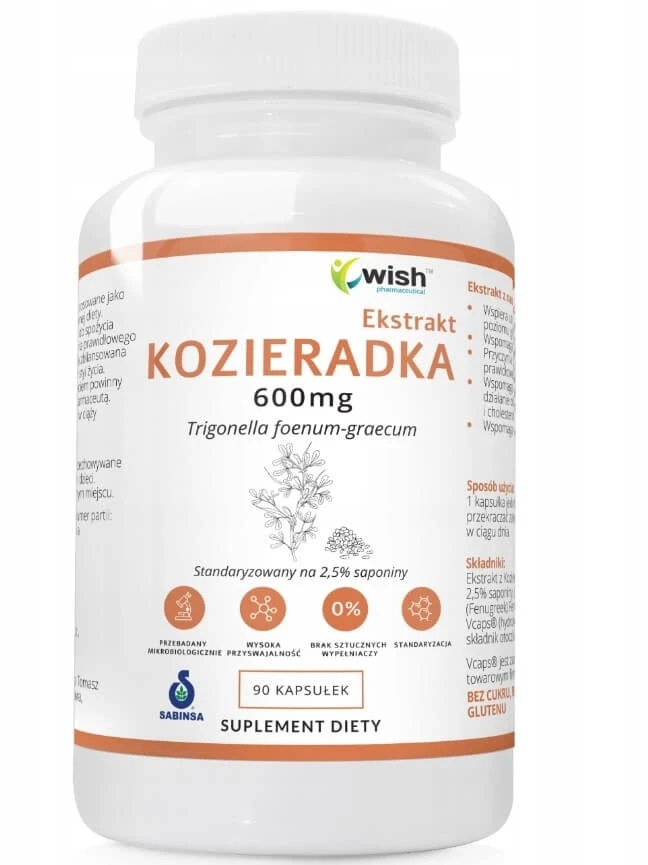 Wish Fenugreek 600mg 90 capsules