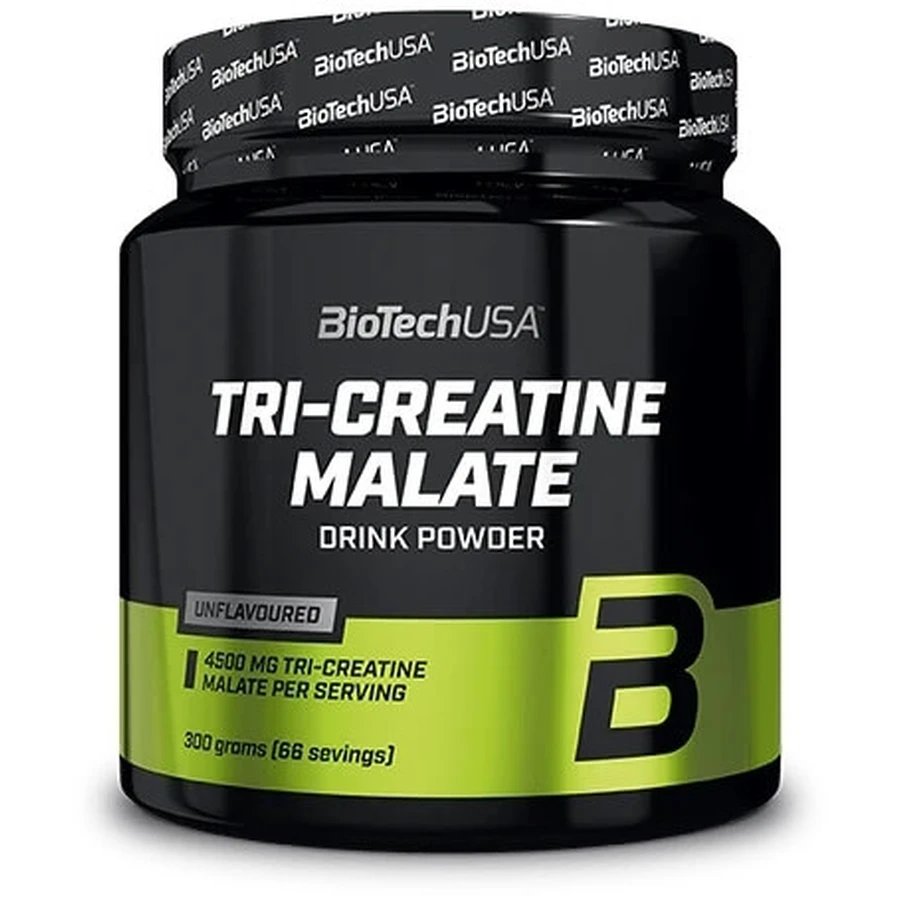 BioTech USA Tri Creatin Malat Kreatin-Monohydrat 300 g
