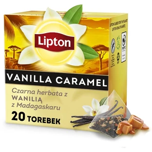 Lipton black express tea with Madagascar vanilla 20 ...