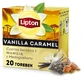 Lipton black express tea with Madagascar vanilla 20 ...