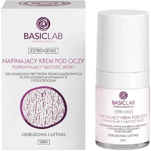BasicLab Estrogenis Tightening eye cream to improve ...