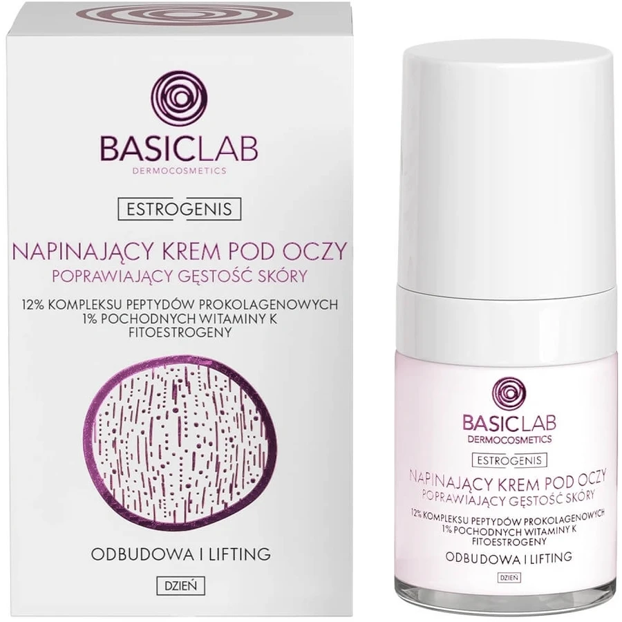 BasicLab Estrogenis Tightening eye cream to improve ...