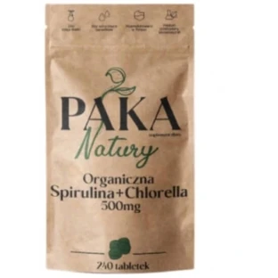PAKA Organische Spirulina + Chlorella 240 tabs.