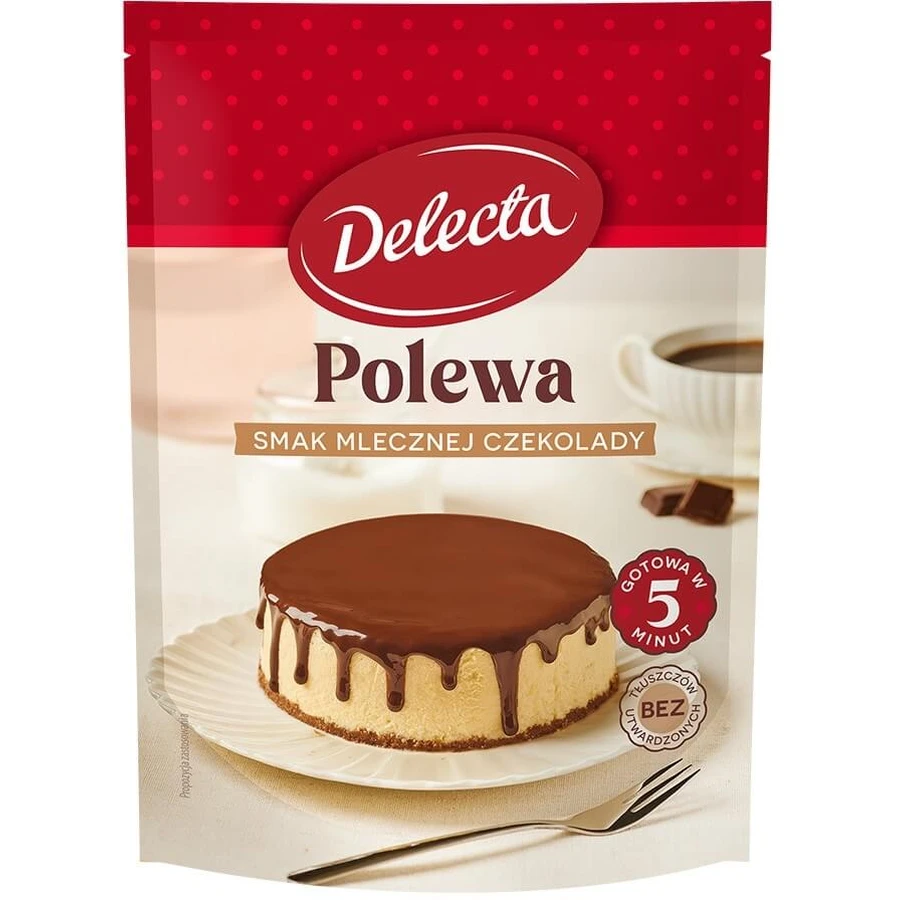 Delecta Topping Smaak van Melkchocolade 100 g