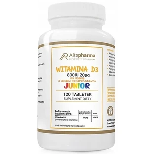 Altopharma Vitamin D3 800IU 20mcg Junior for sucking flavored ...