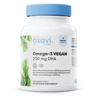 Osavi Omega-3 vegano, 250mg DHA, 120 cápsulas