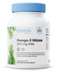 Osavi Omega-3 vegan, 250mg DHA, 120 capsules