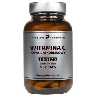 Pureline Nutrition Vitamin C 1000mg 60 capsules.
