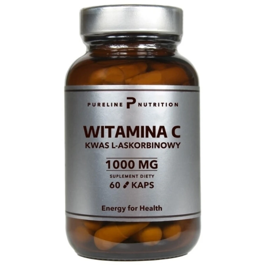 Pureline Nutrition Vitamin C 1000mg 60 capsules.