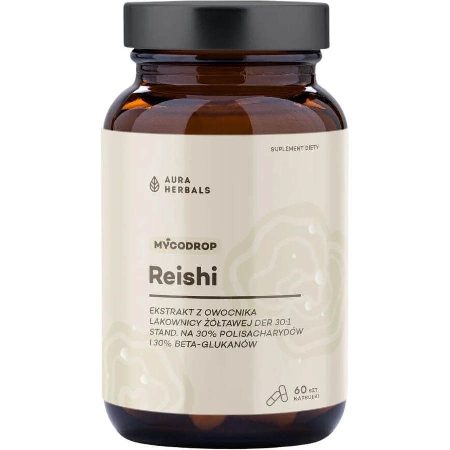 Mycodrop Reishi 30:1 30% Beta-Glucan 60 Kapseln