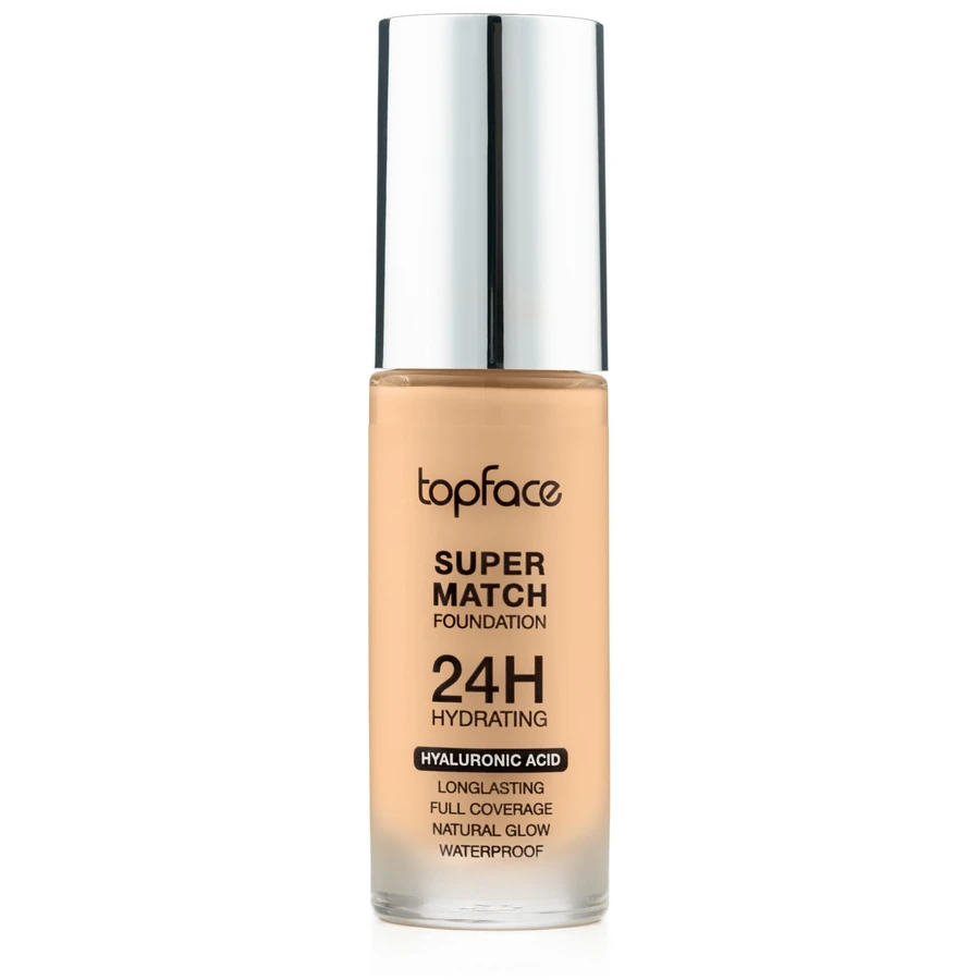 TOPFACE Super Match Foundation 24H Warm Almond 007 ...