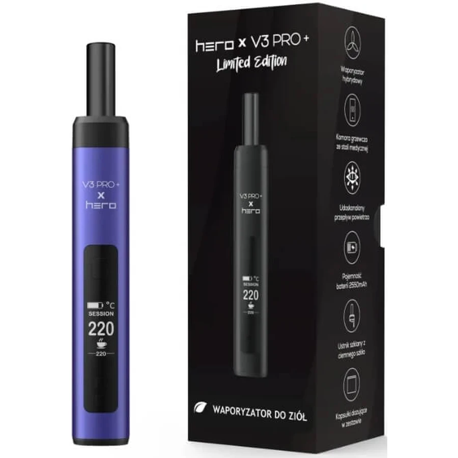 X-Max V3 Pro+ X Hero Peri Vaporizer 1 piece.