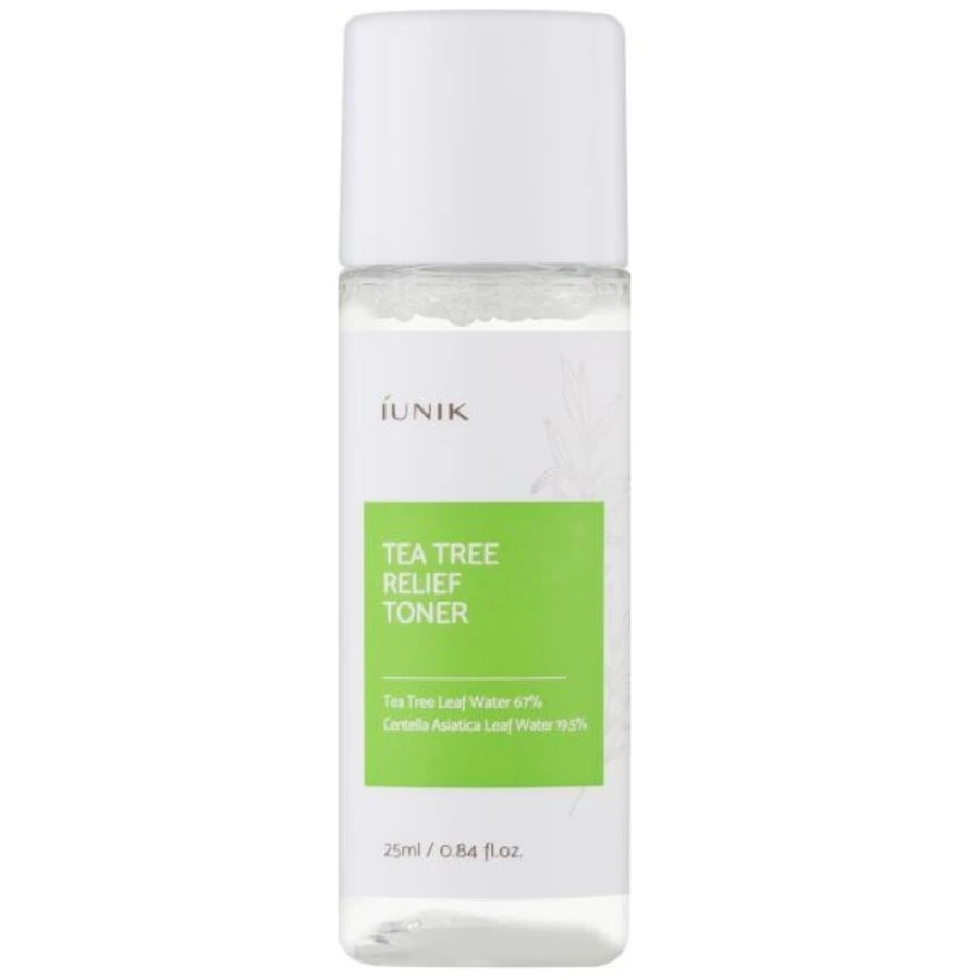 iUNIK Tea Tree Relief Toner - tónico calmante, 25 ml