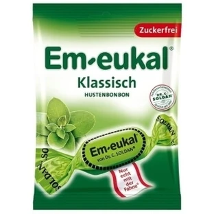 Em-Eukal suikervrij eucalyptussnoepje 75 g
