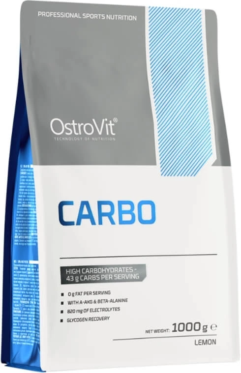 OstroVit Lemon flavored carbohydrate supplement, 1000 g