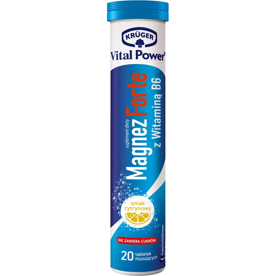 Krüger Vital Power Magnesium Forte 20 Brausetabletten