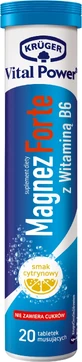 Kruger Vital Power Magnesium Forte 20 effervescent tablets