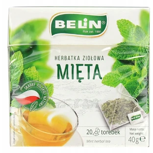 Belin Kruidenthee Mint 20 zakjes