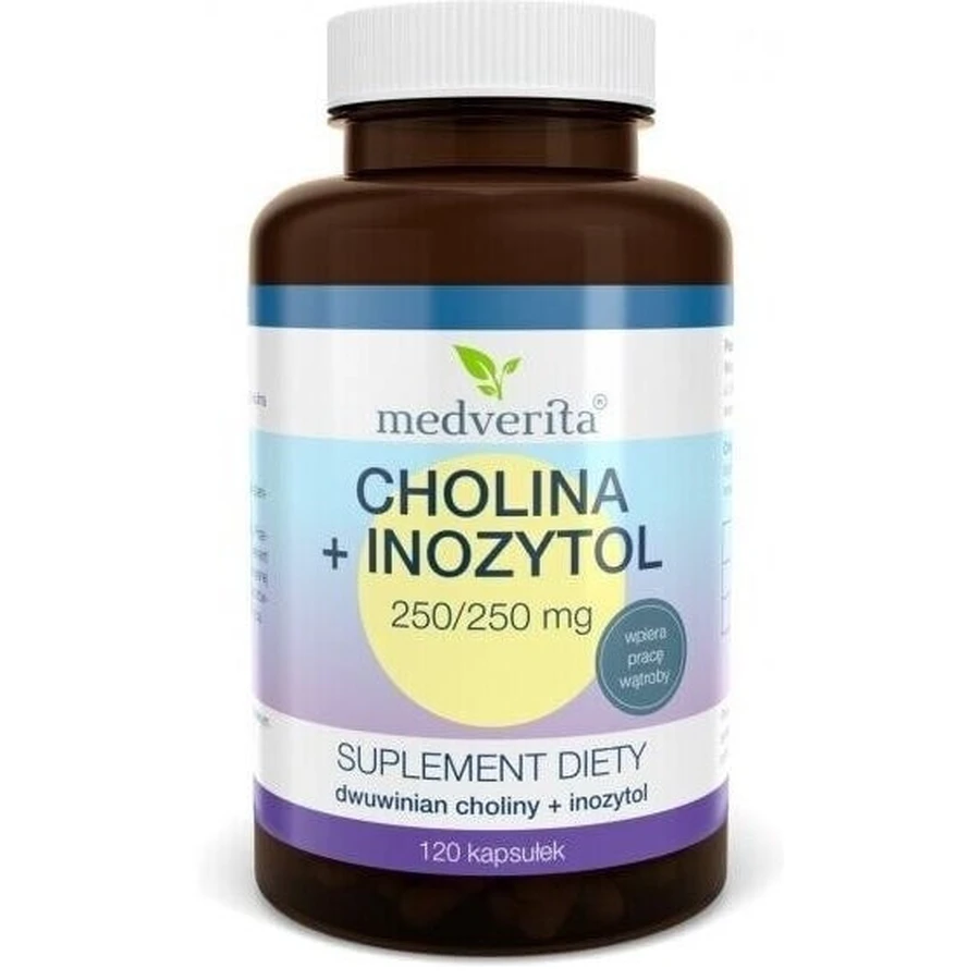 Medverita Choline + Inositol 120 capsules