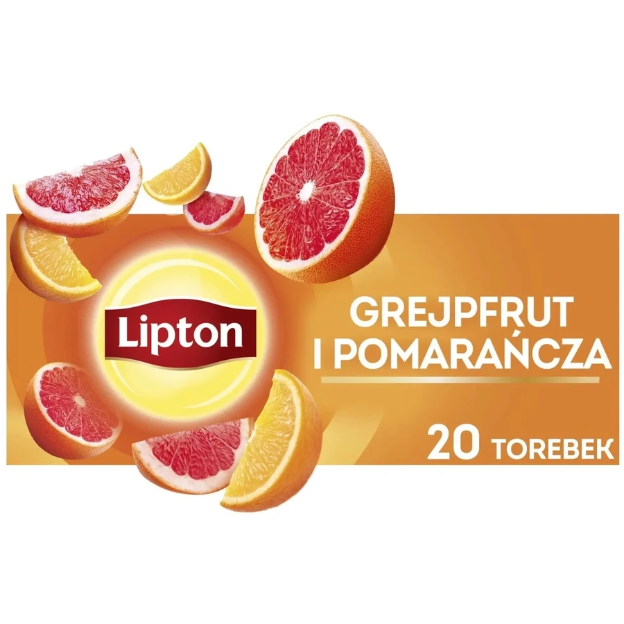 Lipton Grapefruit Orange fruit tea 20 sachets